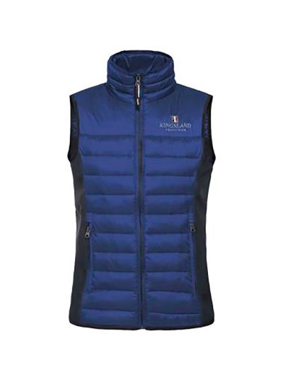 Gilet matelassé bleu foncé et bleu marine unisexe - Edición limitada - Kingsland