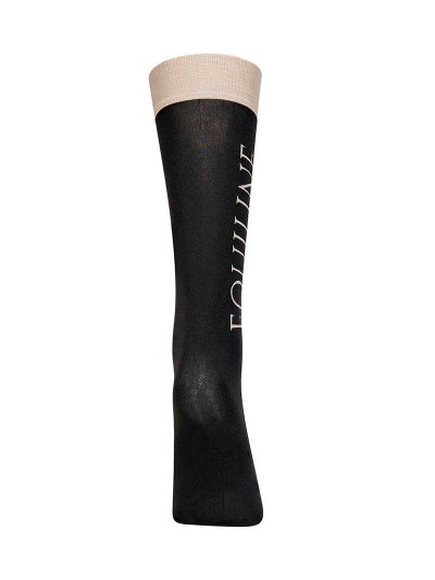 Pack de 3 paires de Chaussettes fins de compétition noir et beige - Equiline - imagen 3