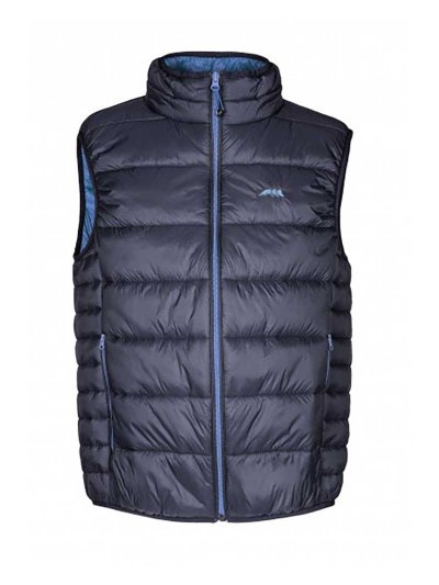 Gilet matelassé bleu marine et bleu foncé pour homme - Jason - Equiline