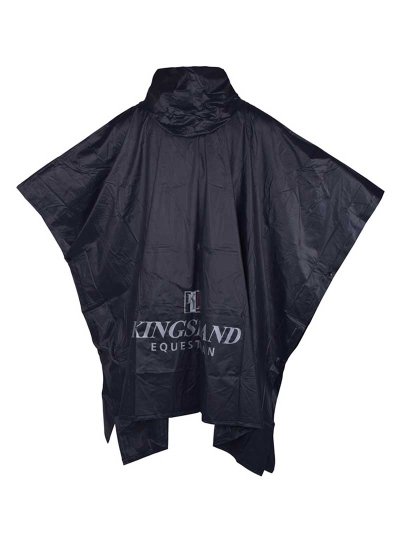 Coupe-vent/Poncho avec capuche bleu marine unisexe - Octans - Kingsland - imagen 2