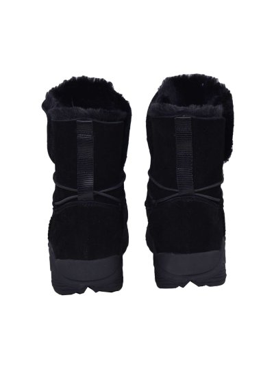 Bottes noires en cuir à intérieur en fourrure synthétique pour femme Myla - Kingsland - imagen 3