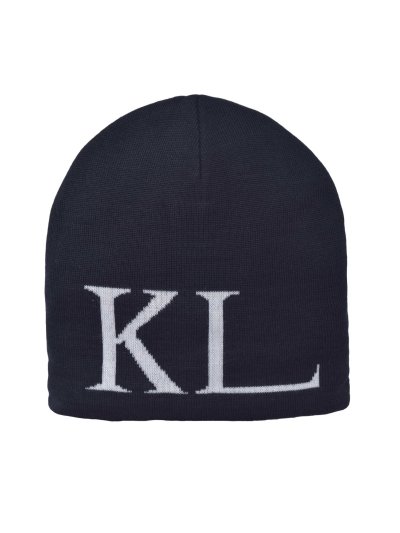 Bonnet fin en maille reversible bleu marine et bordeaux - Alfie - Kingsland