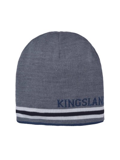 Bonnet fin en maille reversible azulón et gris - Alfie - Kingsland - imagen 2