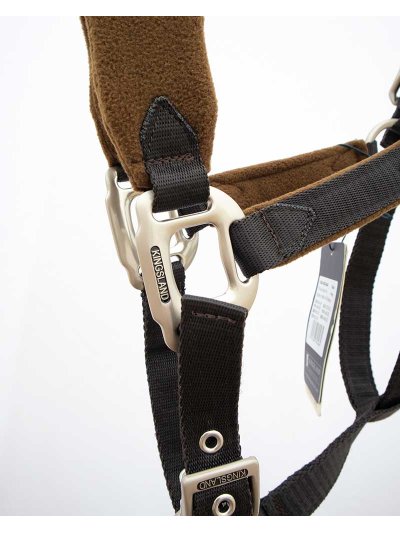 Licol d'écurie marron foncé et clair pour poney (C et D) - Britany - Kingsland - imagen 4