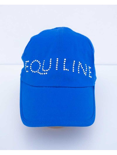 Casquette bleu royal à strass - Silvy - Equiline