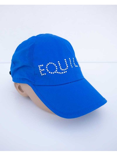 Casquette bleu royal à strass - Silvy - Equiline - imagen 2