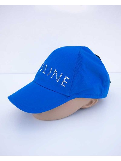 Casquette bleu royal à strass - Silvy - Equiline - imagen 3