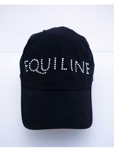 Casquette noir à strass - Silvy - Equiline