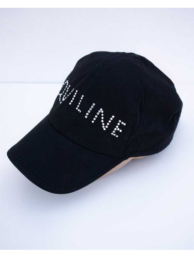 Casquette noir à strass - Silvy - Equiline - imagen 3