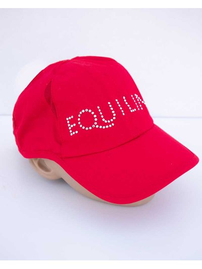 Casquette rouge à strass - Silvy - Equiline - imagen 2