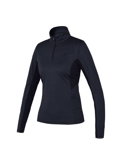 T-shirts d'entraînement gris foncé pour femme modèle Nequen - Kingsland Dressage