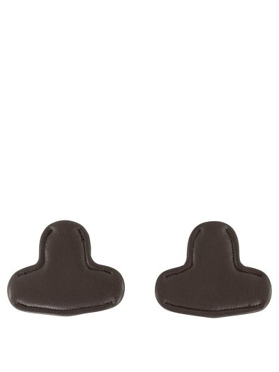 Protège-joues en cuir pour hackamore marron foncé - BR - imagen 2