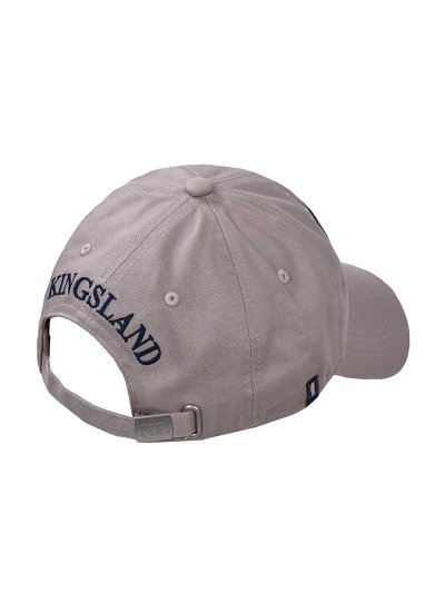 Casquette beige avec broderies en blanc, gris et bleu marine - Elda - Kingsland - imagen 3