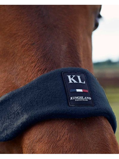 Licol d'écurie marron et bleu marine pour poney (C et D) - Bartolo - Kingsland - imagen 2