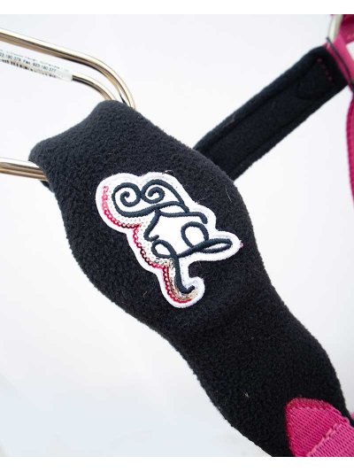 Licol d'écurie fuchsia et bleu marine avec sequins pour poney (C et D) - Fugeret - Kingsland - imagen 2