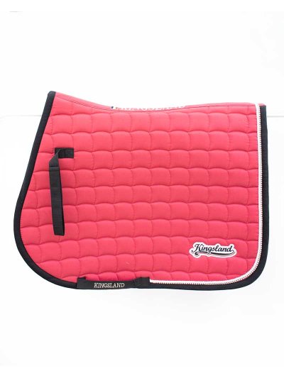 Tapis Coolmax de saut fuchsia pour cheval (full) - Rigaud - Kingsland