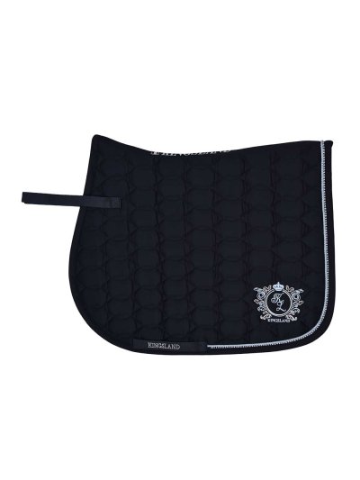 Tapis de saut Coolmax bleu marine pour poney (C et D) modèle Ubraye - Kingsland