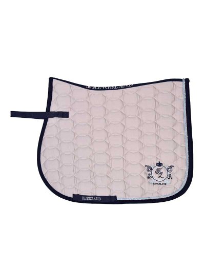 Tapis Coolmax de saut beige et bleu marine à strass - Ubraye - Kingsland