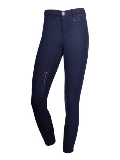 Pantalons d'hiver bleu marine (girp genou) junior unisexe - Dimitri - Equiline