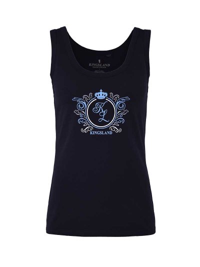T-shirt de tirantes bleu marine pour femme - Mette - Kingsland