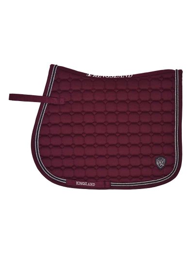 Tapis Coolmax de saut bordeaux pour poney - Zotique - Kingsland