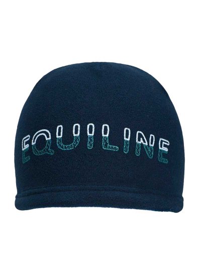 Bonnet polar bleu marine avec letras en blanc et vert - Equiline - imagen 2