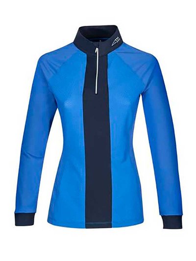 Polo bleu marine pour femme - Equiline