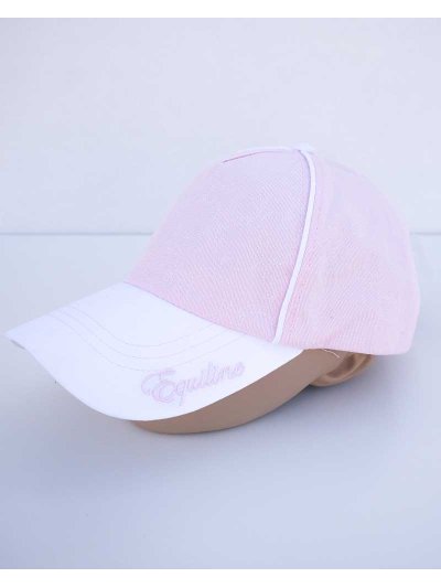 Casquette rose et blanc avec imprimé - Igan - Equiline - imagen 4