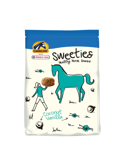 Snacks rich in fiber with carrot pieces and without molasses for horses (1.5kg) - Crunchies - Cavalor (copia)