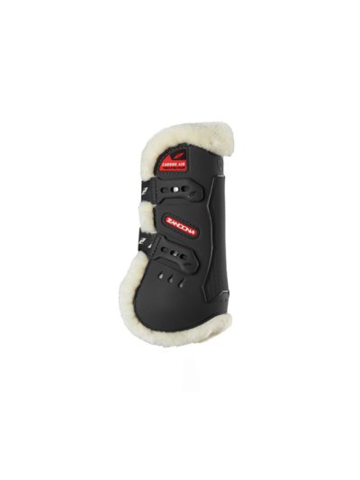 Pack de 2 protectores delanteros negros de salto modelo carbon air techno-fur tendon - Zandona