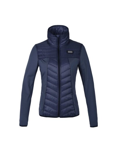 Veste d'entraînement matelassée bleu foncé et grisâtre pour femme - Klawock - Kingsland