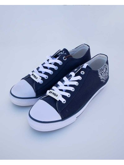 Baskets sneakers bleu marine modèle Madrid - HV Polo