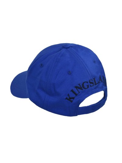 Casquette bleu électrique avec initiales brodées en blanc et bleu marine - KLargus - Kingsland - imagen 2
