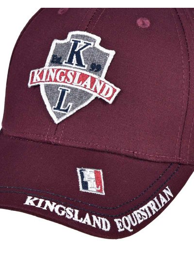 Casquette grenat avec écusson brodé - KLdonte - Kingsland - imagen 2