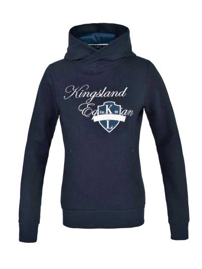 Sweat polaire à capuche bleu marine pour femme - KLdeanna - Kingsland