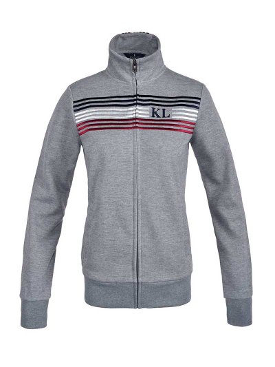 Sweat zippé gris clair unisexe - KLdirk - Kingsland