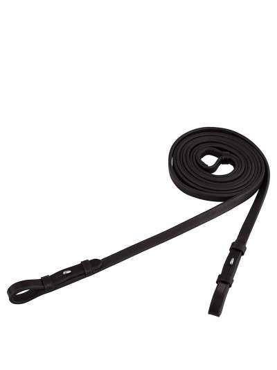 Rênes en cuir de 13mm noire pour cheval - Premiere