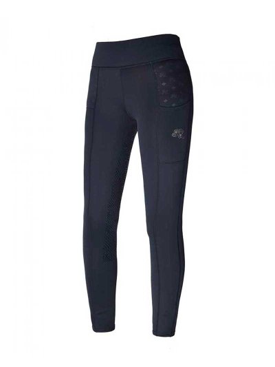 Leggings d'hiver bleu marine (grip à fond intégral) pour femme - KLkattie - Kingsland