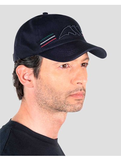 Casquette bleu marine avec broderie frontal - Enge - Equiline - imagen 3