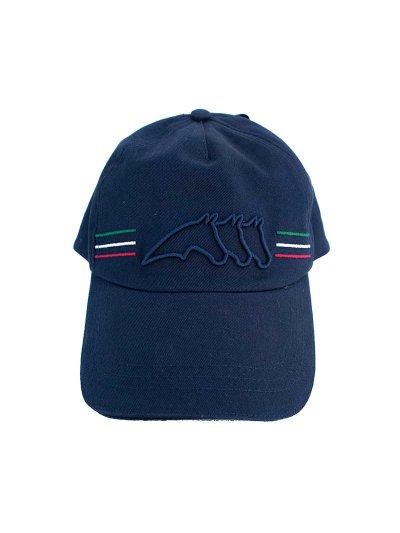 Casquette bleu marine avec broderie frontal - Enge - Equiline - imagen 4
