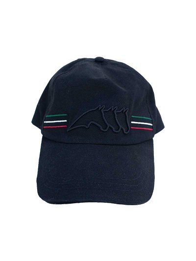 Casquette noir avec broderie frontal - Enge - Equiline - imagen 4