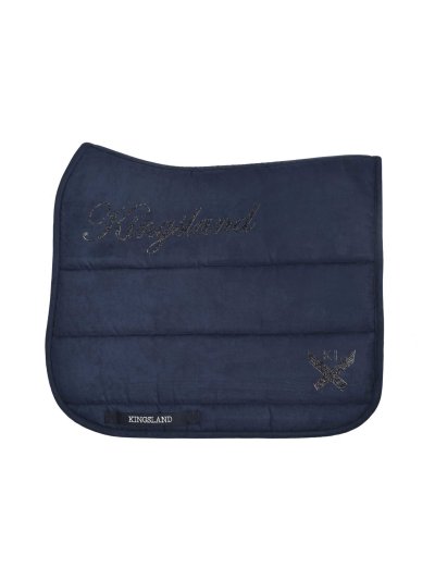 Tapis de dressage bleu marine pour poney (C et D) - KLsaphir - Kingsland
