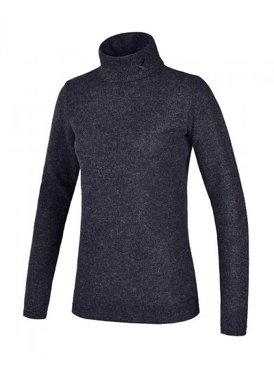 Pull fin en maille gris foncé à col haut pour femme - KLsuzie - Kingsland Dressage