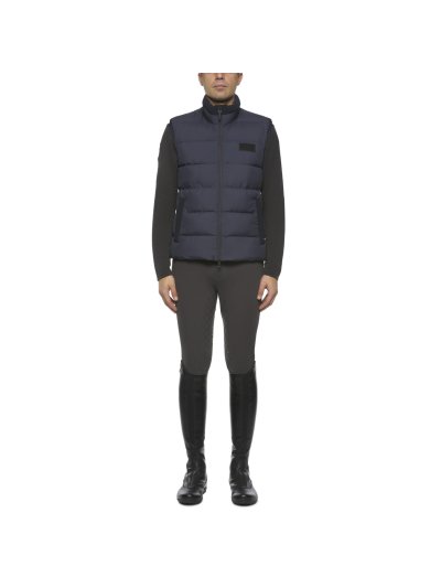 Gilet matelassé bleu marine pour homme - Cavalleria Toscana