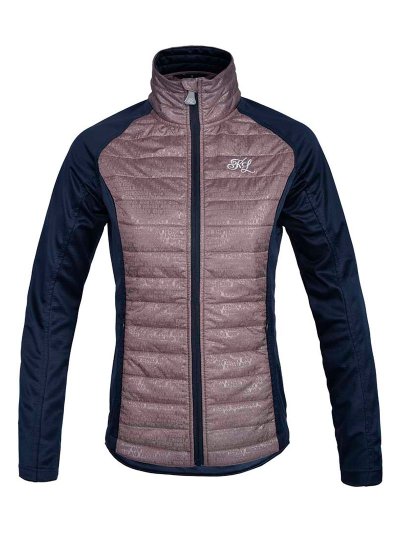 Veste d'entraînement matelassée marron et bleu marine pour femme - KLiliana - Kingsland