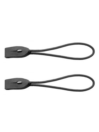 Paire de courroies noire en nylon et cuir pour pont Pelham - Sprenger