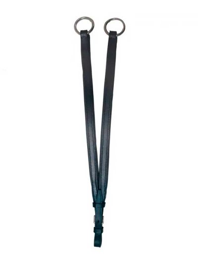 Demi-collier en cuir noir pour cheval - Castecus - Zaldi