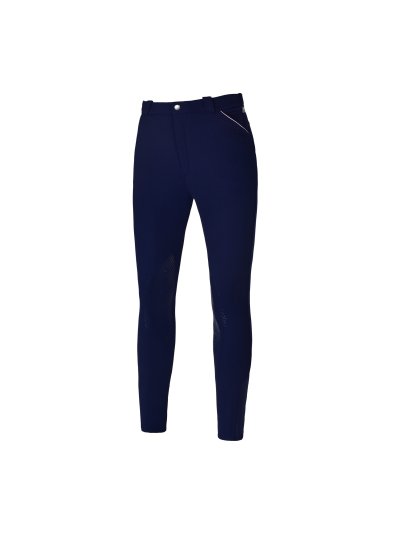 Pantalons d'équitation bleu marine (grip aux genoux) pour homme - KLkenton - Kingsland