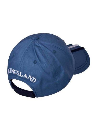 Casquette bleu avec 3 Bandeaux brodées (bleu marine, blanc et bleu) - KLijaden - Kingsland - imagen 3