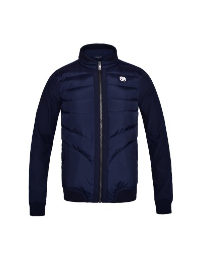 Veste courte matelassée bleu marine unisexe - KLjacob - Kingsland